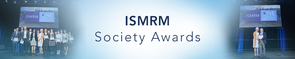 ISMRM Society Awards banner